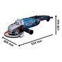 Esmerilhadeira Brushless 7" GWS 30-180B 220V 2800W - Bosch Esmerilhadeira Brushless 7" GWS 30-180B 220V 2800W - Bosch