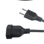 Extensão Elétrica 10m 2x1,5 com Plug - Brumaplastic