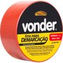 Fita Adesiva para Demarcação 48mm x 30m Vermelha - Vonder