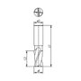 Fresa De Topo 1/2" D327 2 Cortes 1445 - 102.533 - Indufresa Fresa De Topo 1/2" D327 2 Cortes 1445 - 102.533 - Indufresa