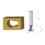 Fresa para Miolo de Fechadura HT 1/4" - D-02129 - Makita