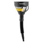 Funil de Plástico Flexível Preto 140mm - Vonder