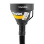 Funil de Plástico Flexível Preto 140mm - Vonder