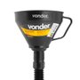 Funil de Plástico Flexível Preto 160mm - Vonder