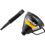 Funil de Plástico Flexível Preto 160mm - Vonder