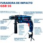 Furadeira De Impacto GSB 16 RE 220V com Maleta - Bosch