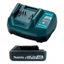 Furadeira/ Parafusadeira de Impacto à Bateria 1/2" 18V + 2 Bateria 2AH + Carregador DC18WA + Maleta - Makita