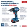 Furadeira/ Parafusadeira de Impacto à Bateria 18V GSB 185-LI - Bosch