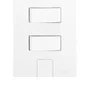 Interruptor 2 Teclas Simples 10A 250V New Caprice - Pluzie