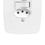 Interruptor 2 Teclas Simples + Tomada 2P + T 10A 250V - Pluzie