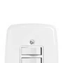 Interruptor 2 Teclas Simples + Tomada 2P + T 10A 250V - Pluzie
