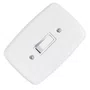 Interruptor de 1 Tecla Simples + Tomada 2P 10A 250V - Pluzie