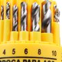 Jogo Broca Combinados 18 Peças - 3.0 à 10.0mm - Rocast