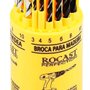 Jogo Broca Combinados 18 Peças - 3.0 à 10.0mm - Rocast