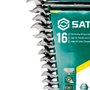 Jogo de Chave Combinada Catraca 8 a 21mm com 16 peças - Sata