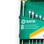 Jogo de Chave Combinada Speedy com Catraca 8 a 19mm com 8 peças - Sata