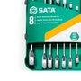 Jogo de Chave Combinada Speedy com Catraca 8 a 19mm com 8 peças - Sata