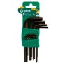 Jogo de Chave Hexagonal Curta 1,5 a 10mm 9 Peças CRV - Sata