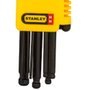 Jogo de Chaves Hexagonais Abauladas 9 peças - 1,5-10mm - Stanley