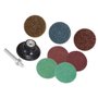 Jogo de Discos de Lixa com Esponja Abrasiva 9 peças - Vonder