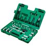 Jogo de Ferramentas e Soquetes Sextavado T 1/2" com 26 peças - Sata