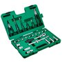 Jogo de Ferramentas e Soquetes Sextavado T 1/2" com 26 peças - Sata
