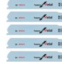 Jogo de Lâminas para Serra Sabre 150mm S9626 BEF com 5 peças - Bosch