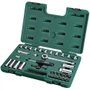 Jogo de Soquete 1/4" 4 a 13mm 3/8" 8 a 19mm 44 Peças - Sata