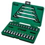 Jogo de Soquete 3/8" Chaves E-Torx 3/8" 35 peças - Sata