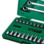 Jogo de Soquete 3/8" Chaves E-Torx 3/8" 35 peças - Sata