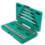 Jogo de Soquete 3/8" Chaves E-Torx 3/8" 35 peças - Sata