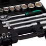 Jogo de Soquete Estirado Encaixe 1/2" 8 a 32mm com 24 peças - Stels
