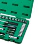 Jogo de Soquete Sextavado 1/4" 3/8" com 65 peças - Sata