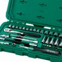 Jogo de Soquete Sextavado 1/4" 36 peças - Sata