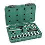 Jogo de Soquete Sextavado 1/4" com 25 peças - Sata Jogo de Soquete Sextavado 1/4" com 25 peças - Sata
