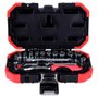 Jogo de Soquete Sextavado 1/4" RED com 16 peças - Gedore