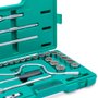 Jogo de Soquetes Estriados 1/2" com 28 peças - Sata