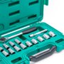 Jogo de Soquetes Sextavados 1/2" com 15 peças - Sata