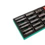 Jogo de Soquetes Sextavados Longos de Impacto 1/2" com 19 peças - Sata