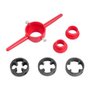 Jogo de Tarraxas para Cano de PVC 1/2" a 1" com 6 peças - Nove54 Jogo de Tarraxas para Cano de PVC 1/2" a 1" com 6 peças - Nove54