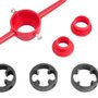 Jogo de Tarraxas para Cano de PVC 1/2" a 1" com 6 peças - Nove54 Jogo de Tarraxas para Cano de PVC 1/2" a 1" com 6 peças - Nove54