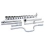Jogo Soquete Estriados 1/2" com 22 peças - Sata