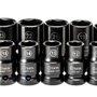 Jogo Soquete Impacto 1/2" De 10 à 24mm Sextavado - ST34397T - Sata