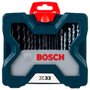Jogo X-Line para Furar e Parafusar 33 peças e Maleta - Bosch