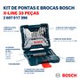 Jogo X-Line para Furar e Parafusar 33 peças e Maleta - Bosch