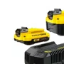 Kit 2 Baterias 20V MAX 2Ah e 4Ah e Carregador Bivolt SCB224CK-BR - Stanley