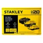 Kit 2 Baterias 20V MAX 2Ah e 4Ah e Carregador Bivolt SCB224CK-BR - Stanley