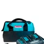 Kit Carregador DC18RD-127V com 2 Baterias BL1830B e Bolsa - Makita Kit Carregador DC18RD-127V com 2 Baterias BL1830B e Bolsa - Makita
