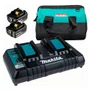 Kit Carregador DC18RD-127V com 2 Baterias BL1830B e Bolsa - Makita Kit Carregador DC18RD-127V com 2 Baterias BL1830B e Bolsa - Makita