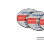Kit com 5 Discos de Corte para Metal EZ406 e Mandril - Dremel